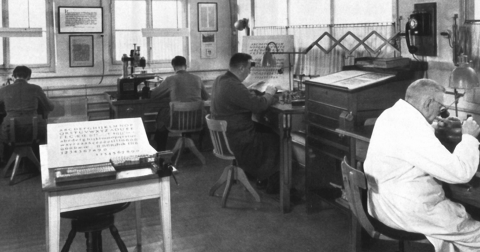 Haas Type Foundry in 1950