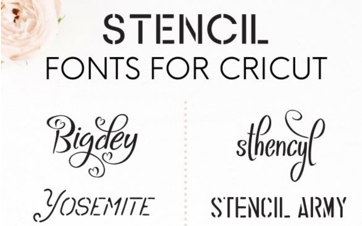 stencil-font