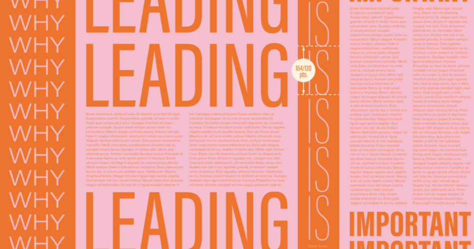 The Art of Leading Typography