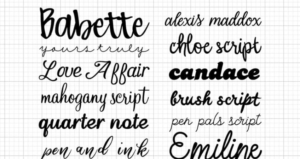 fonts in cricut design space