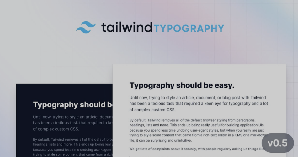 Tailwind Typography