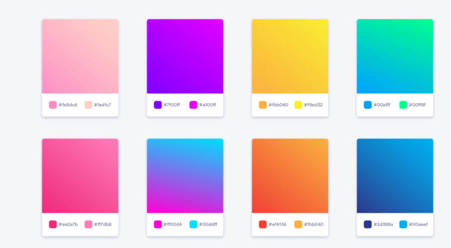 What Color Font Goes Best with Gradient Background